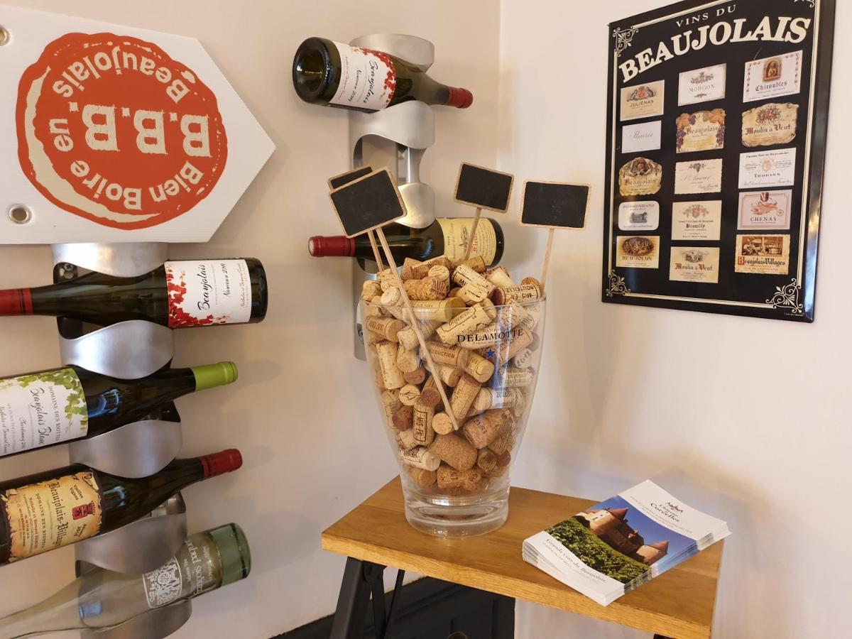 Le Relais Des Dix Crus - Logis Hotel B&B Corcelles-en-Beaujolais ภายนอก รูปภาพ