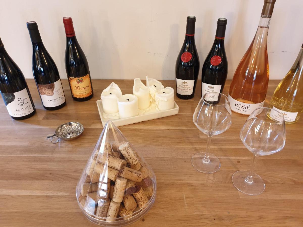 Le Relais Des Dix Crus - Logis Hotel B&B Corcelles-en-Beaujolais ภายนอก รูปภาพ
