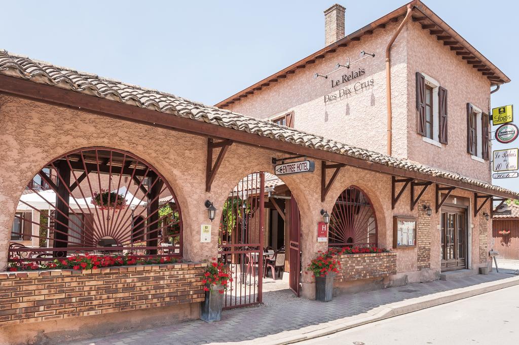 Le Relais Des Dix Crus - Logis Hotel B&B Corcelles-en-Beaujolais ภายนอก รูปภาพ