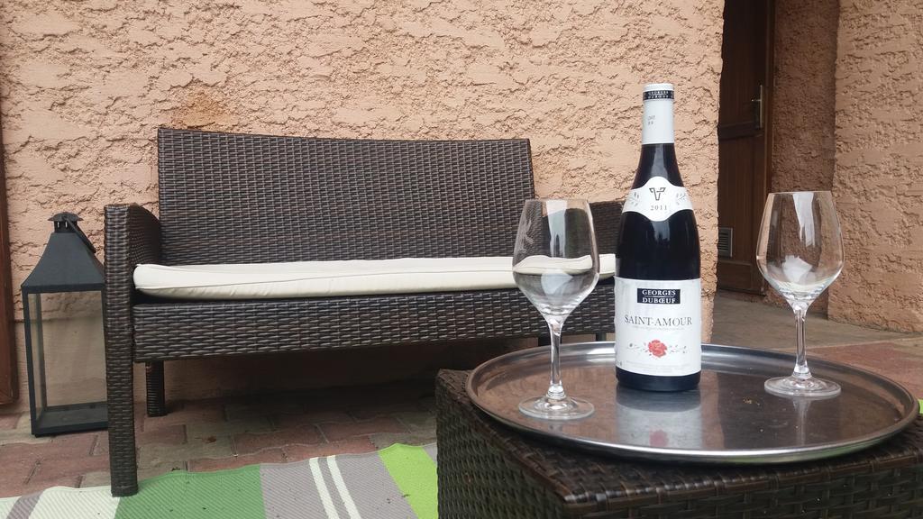 Le Relais Des Dix Crus - Logis Hotel B&B Corcelles-en-Beaujolais ภายนอก รูปภาพ